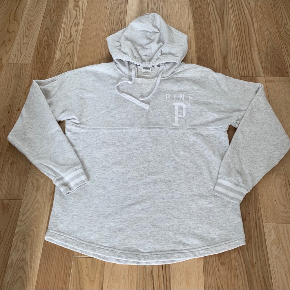 Victoria’s Secret Pink Pullover Hoodie Gray S